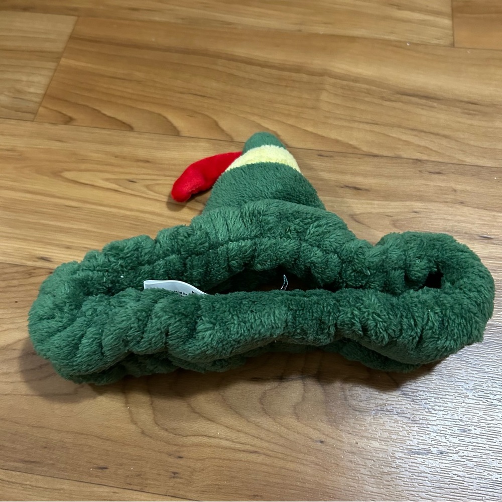 Elf Green Plush Skincare Headband